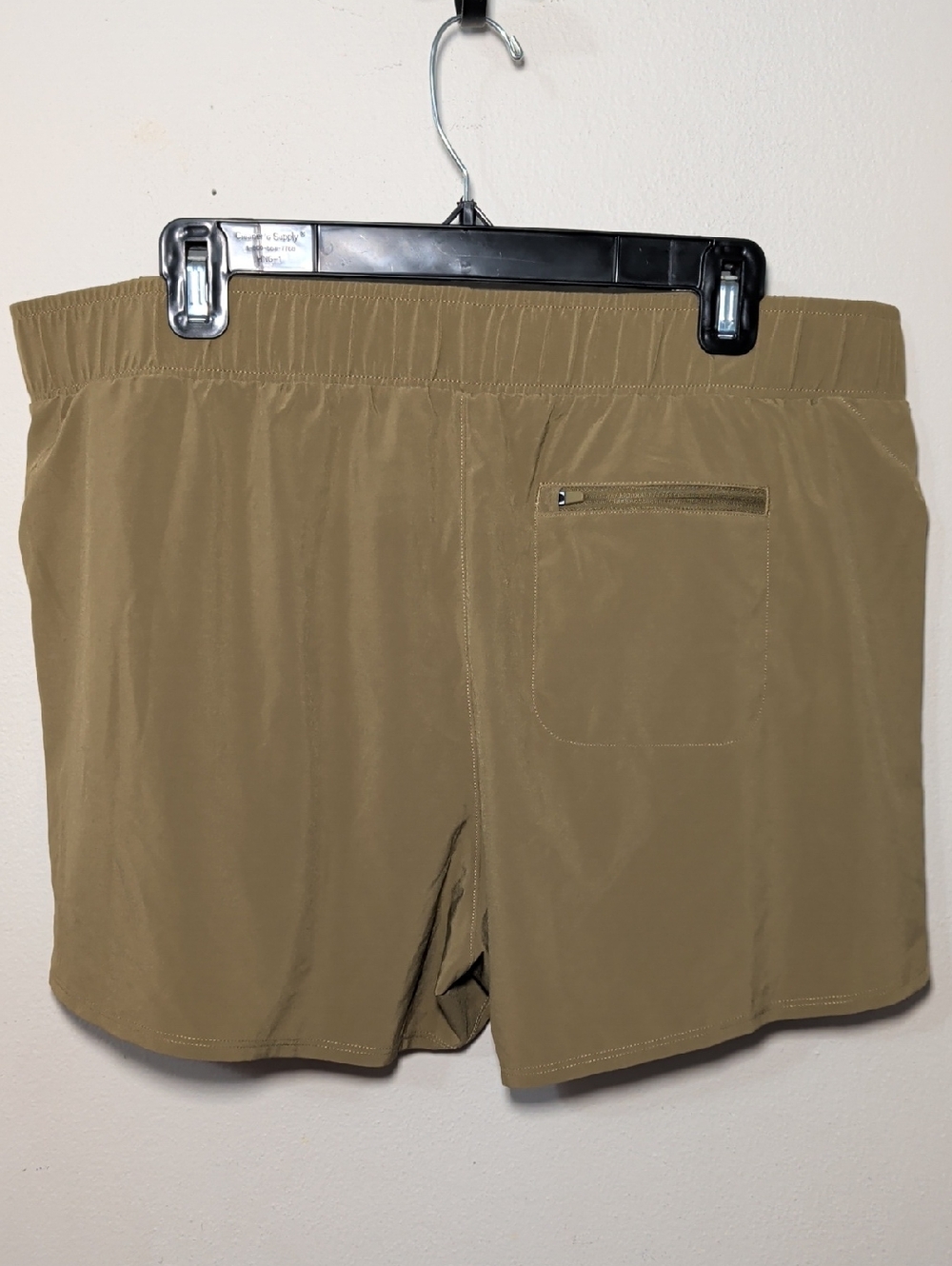 All in Motion High-Waist Active Shorts Khaki Stretch Gym Running Women's Size XL - Picture 4 of 6